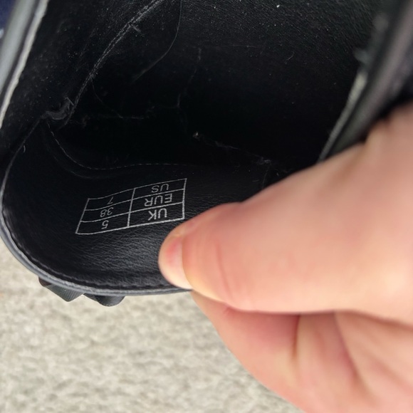 Killstar Luci- Fairy Black Embroidered Platform Loafers - Picture 7 of 8